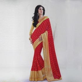 Kaveri’s Gorgeous Party Sharee With Full Embroidery